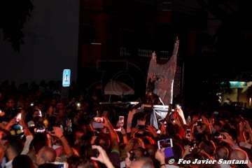 Telde se asusta con el Perro Maldito en Valsequillo (Foto Francisco Javier Santana, Acfi Press y TA)